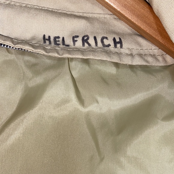 CLIPPER MIST Trench Coat Shell ONLY Button Down Jacket Tan Beige Size 44 Regular - Picture 9 of 12